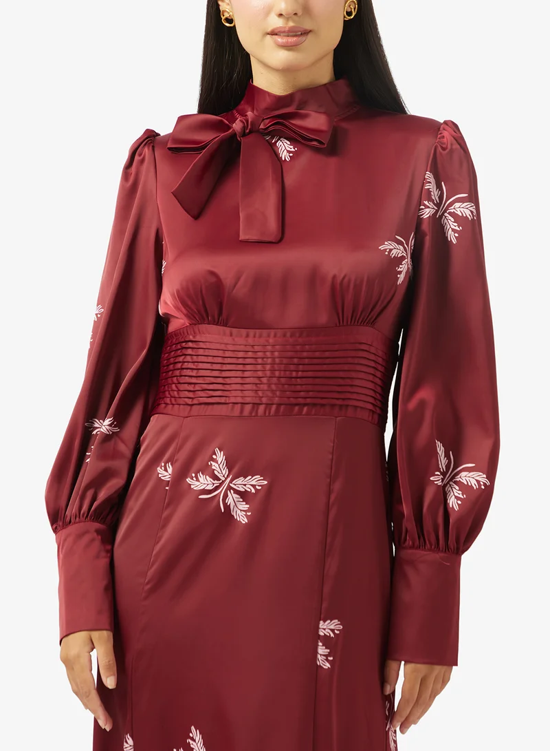 Khizana  Printed A-line Dress for Women | Best Price UAE